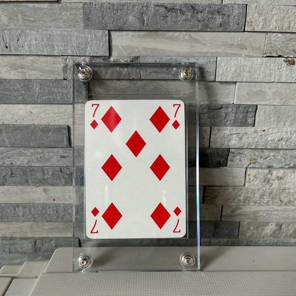 Authentic 1950s Louis Vuitton Monogram Playing Card w/ COA - Picture 2 of 3